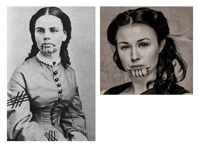 Women with Indian Tattooes